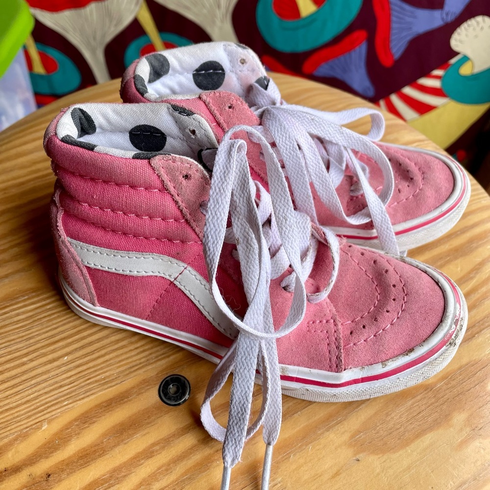 Vans✨Pink Hi-Tops